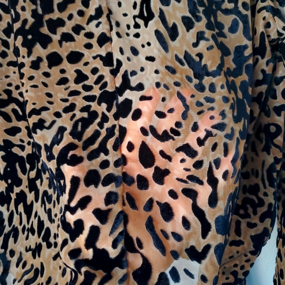 Lovers + Friends Animal Print Sheer Jacket - Picture 4 of 7